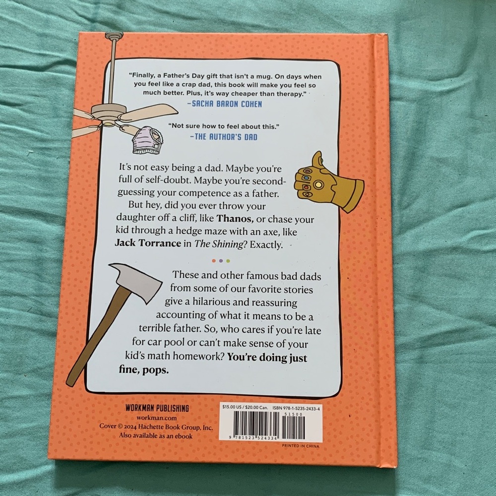 There Are Dads Way Worse Than You — Yellow & Light Blue Hardcover - Picture 5 of 5